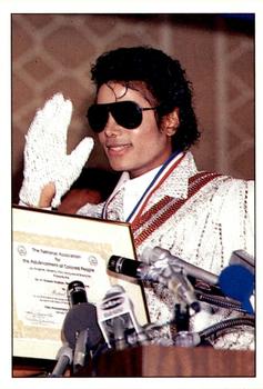 1986 Panini Smash Hits Stickers #171 Michael Jackson Front