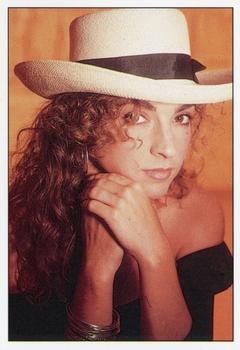 1989 Panini Smash Hits Sticker Collection #44 Gloria Estefan Front