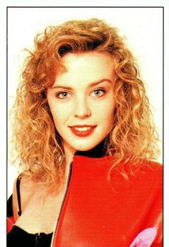 1989 Panini Smash Hits Sticker Collection #65 Kylie Minogue (puzzle 1) Front