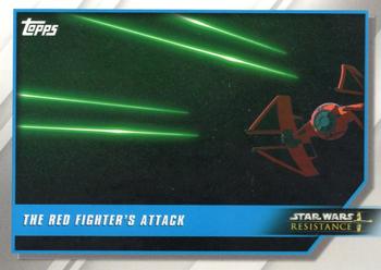 2019 Topps Star Wars: Resistance #5 The Red Fighter's Attack Front