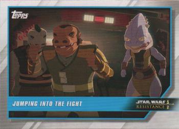 2019 Topps Star Wars: Resistance #11 Jumping into the Fight Front