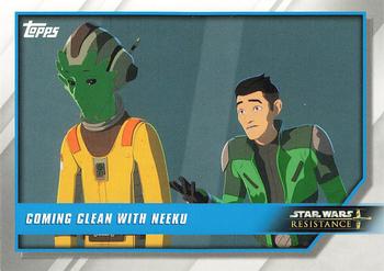 2019 Topps Star Wars: Resistance #13 Coming Clean with Neeku Front