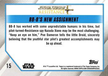 2019 Topps Star Wars: Resistance #15 BB-8's New Assignment Back