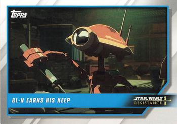 2019 Topps Star Wars: Resistance #23 GL-N Earns his Keep Front