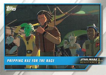 2019 Topps Star Wars: Resistance #29 Prepping Kaz for the Race Front