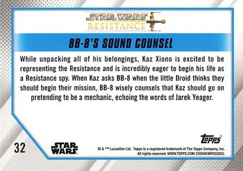 2019 Topps Star Wars: Resistance #32 BB-8's Sound Counsel Back
