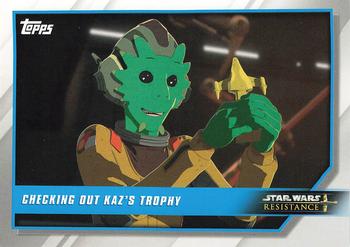 2019 Topps Star Wars: Resistance #33 Checking Out Kaz's Trophy Front
