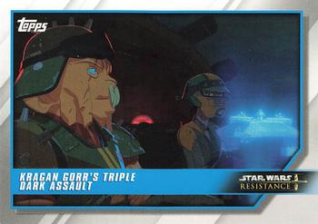 2019 Topps Star Wars: Resistance #43 Kragan Gorr's Triple Dark Assault Front