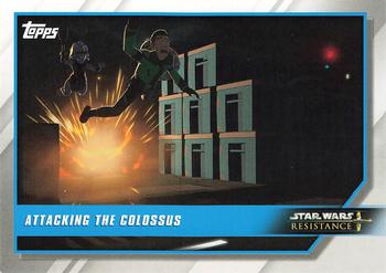 2019 Topps Star Wars: Resistance #44 Attacking the Colossus Front