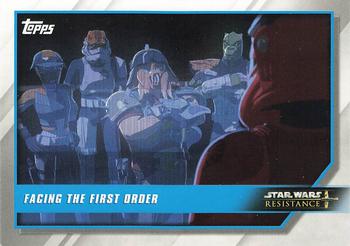 2019 Topps Star Wars: Resistance #50 Facing the First Order Front