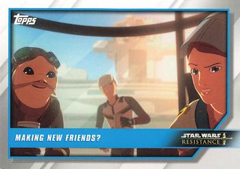 2019 Topps Star Wars: Resistance #54 Making New Friends? Front
