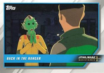 2019 Topps Star Wars: Resistance #59 Back in the Hangar Front