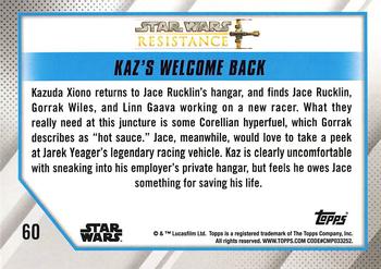 2019 Topps Star Wars: Resistance #60 Kaz's Welcome Back Back
