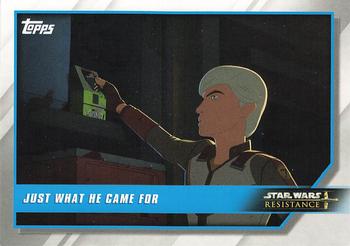 2019 Topps Star Wars: Resistance #62 Just What he Came for Front