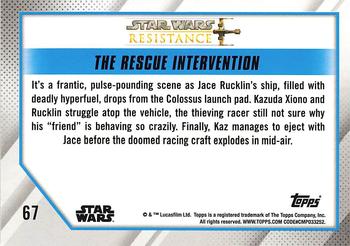 2019 Topps Star Wars: Resistance #67 The Rescue Intervention Back