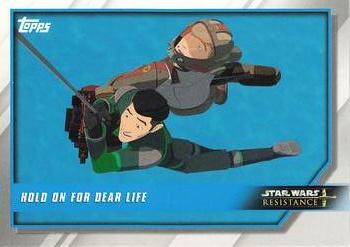 2019 Topps Star Wars: Resistance #69 Hold on for Dear Life Front