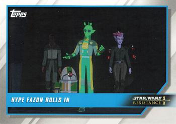 2019 Topps Star Wars: Resistance #77 Hype Fazon Rolls In Front