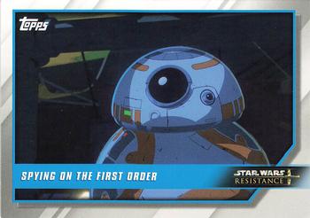 2019 Topps Star Wars: Resistance #80 Spying on the First Order Front