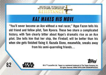 2019 Topps Star Wars: Resistance #82 Kaz Makes His Move Back