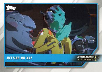 2019 Topps Star Wars: Resistance #87 Betting on Kaz Front