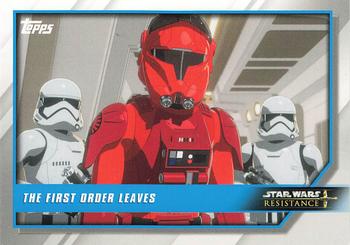 2019 Topps Star Wars: Resistance #89 The First Order Leaves Front