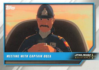 2019 Topps Star Wars: Resistance #95 Meeting with Captain Doza Front