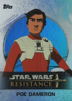 2019 Topps Star Wars: Resistance - Characters #1 Poe Dameron Front
