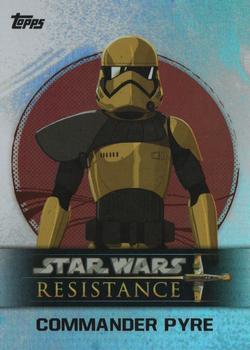 2019 Topps Star Wars: Resistance - Characters #18 Commander Pyre Front