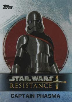 2019 Topps Star Wars: Resistance - Characters #19 Captain Phasma Front