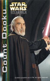 2002 Japanese 7-11 Star Wars Episode II: Attack of the Clones #NNO Count Dooku & Qui-Gon Jinn Front