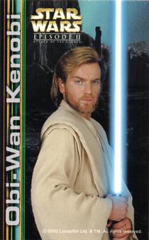 2002 Japanese 7-11 Star Wars Episode II: Attack of the Clones #NNO Obi-Wan Kenobi & Obi-Wan Kenobi Front