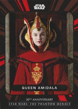 2019 Topps On Demand Set 6: Star Wars: The Phantom Menace 20th Anniversary #3 Queen Amidala Front