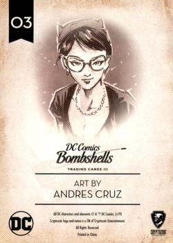 2019 Cryptozoic DC Bombshells Series 3 #03 Catwoman Back