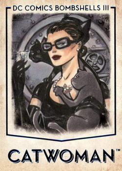 2019 Cryptozoic DC Bombshells Series 3 #37 Catwoman Front