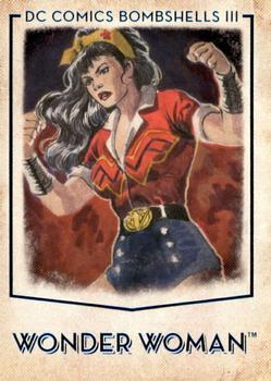 2019 Cryptozoic DC Bombshells Series 3 #51 Wonder Woman Front