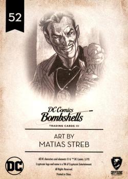 2019 Cryptozoic DC Bombshells Series 3 #52 Sinestro Back