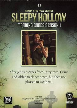 2015 Cryptozoic Sleepy Hollow #13 Sheriff Corbin's Secret Cabin Back