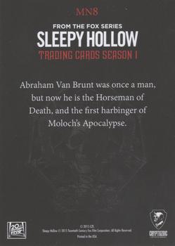 2015 Cryptozoic Sleepy Hollow - Monsters #MN8 The Headless Horseman Back