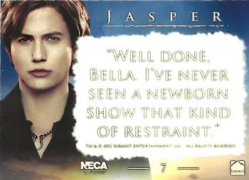 2012 NECA The Twilight Saga - Breaking Dawn Part 2 #7 Jasper Back