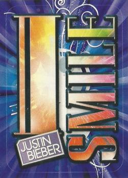 2010 Panini Justin Bieber - Stickers #NNO I Smile Front