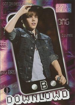 2010 Panini Justin Bieber - Downlowd #4 Favorite Girl Front