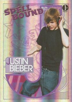 2010 Panini Justin Bieber - Spellbound #1 Justin Bieber Front