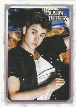 2012 Panini Justin Bieber #4 Justin's latest album shows the talented artist's music appeals to a broader audience. Front