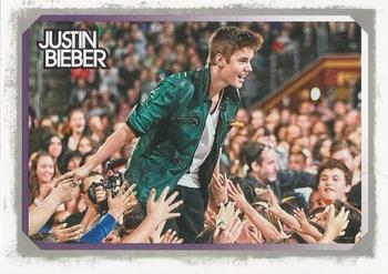 2012 Panini Justin Bieber #6 Justin won two honors of the Nickelodeon 25th Annual Kids' Choice Awards held at Galen Center on March 31, 2012 in Los Angeles. Front
