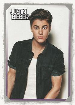 2012 Panini Justin Bieber #29 Bieber fans got a song that included a deep personal ,essage straight from the Canadian stars heart... Front