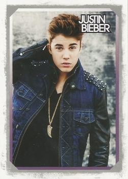 2012 Panini Justin Bieber #36 Beliebers are some of the most diligent and loyal fans in the world. Front