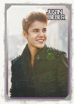 2012 Panini Justin Bieber #42 After the success of his best-selling first book first Step 2 Forever: My Story, the pop icon was excited... Front