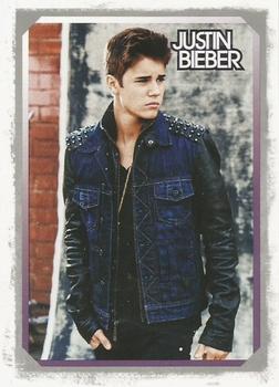 2012 Panini Justin Bieber #50 Justin will get a chance to help the next big performer this fall. He will be a celebrity mentor for contestants... Front