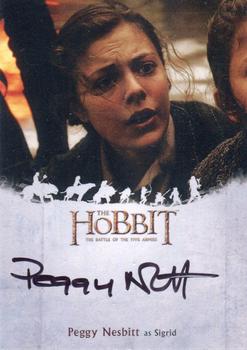 2015 Cryptozoic The Hobbit: Battle of the Five Armies - Autographs #PN Peggy Nesbitt as Sigrid Front
