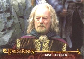 2002 Cadbury Lord of the Rings (Australia) #C9 King Theoden Front
